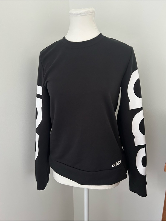 adidas Tops - adidas Black Crewneck Pullover with Subtle Tag